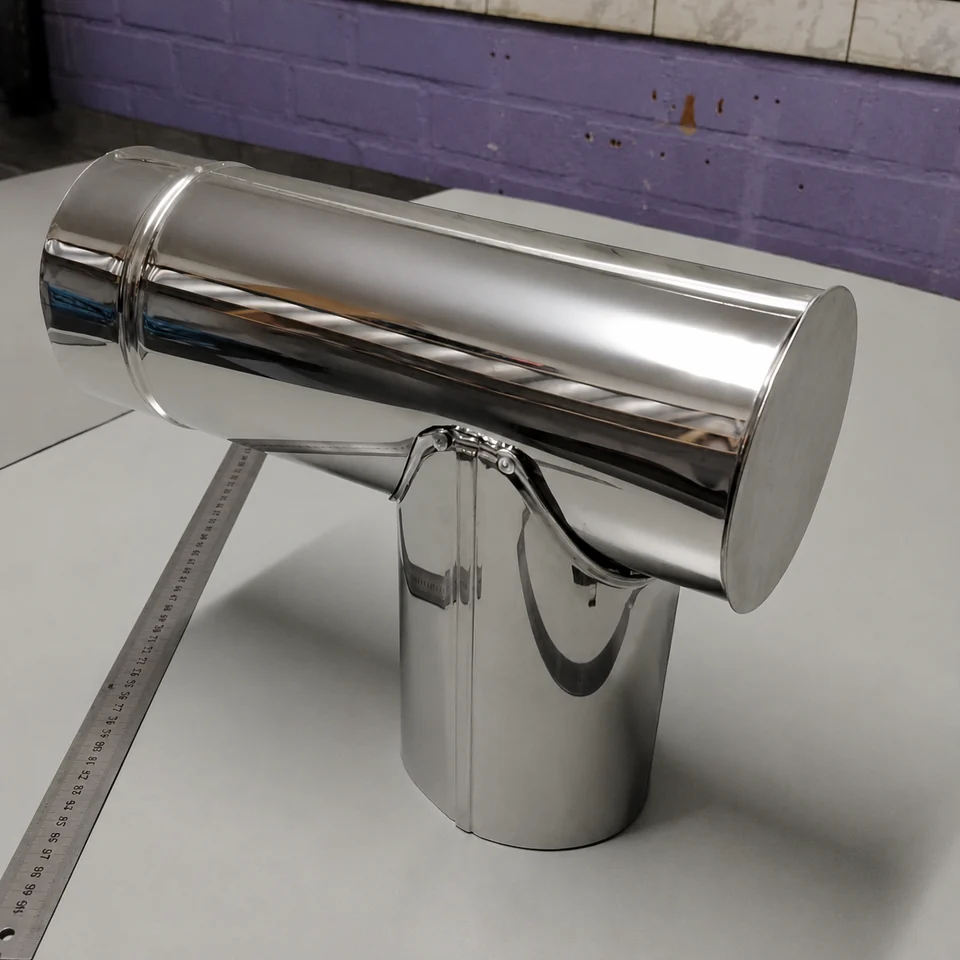 Sombrero Tipo T Inox — producto de hojalatería